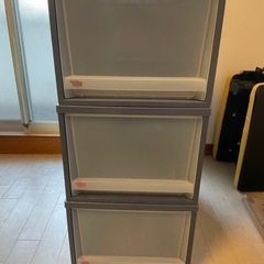 3段　収納ボックスの画像