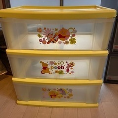 ぷーさん　収納ボックスの画像