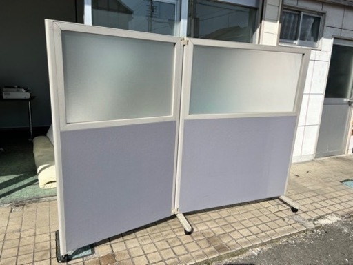 2連パーテーション  キャスター付き KOKUYO  しげん屋