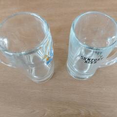 【未使用】　ビールジョッキ　ビアグラス　麒麟　サントリー　2個セ...