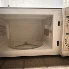 【引き取り先決まりました】電子レンジの画像