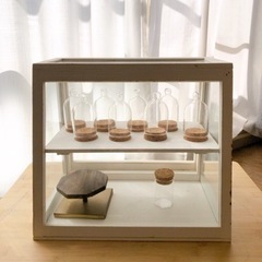 サリュ ガラス キャビネットの中古が安い！激安で譲ります・無料