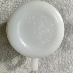 アンティーク FireKing ギンガムチェック マグの画像