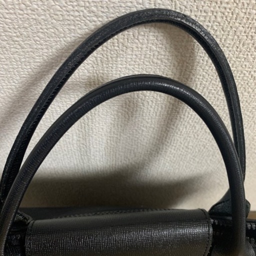 ロンシャン黒トートバッグ美品