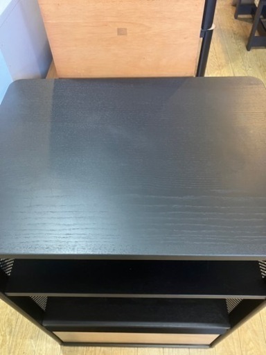 4/6 値下げ!⭐️人気⭐️IKEA イケア BEKANT ベカント 収納ユニット キャスター付き メッシュ ブラック NO.3591