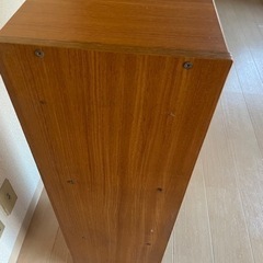 取引決定木製○３段収納ボックス　の画像