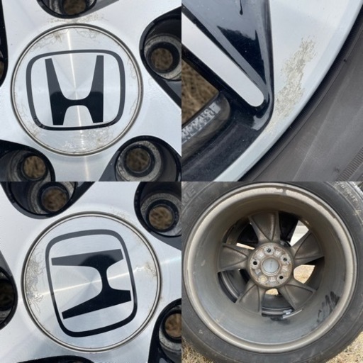 ホンダ オデッセイ 17インチ 純正ホイール タイヤ セット 215/55/R17 ROADSTONE 