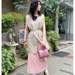 Kastane シアー ニット ワンピース  ボレロ セット　ワンピースのみの画像