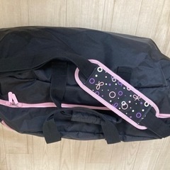 女の子用　ボストンバッグ　旅行用バッグ　林間学校　修学旅行の画像