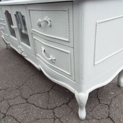 HAGIHARA ホワイト リビングボード ハンプトン