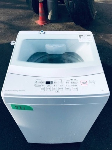✨2019年製✨531番 ニトリ✨電気洗濯機✨NTR60‼️