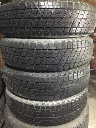 溝有り 155/65R13  BS スタッドレスタイヤ 4本セット