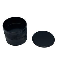 曲げわっぱ　アウトレット商品　丸二段姫子重ミニ黒　No4560の画像