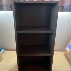 3段カラーボックス