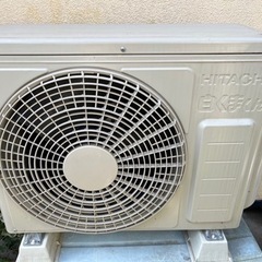 日立ルームエアコン、室外機の画像