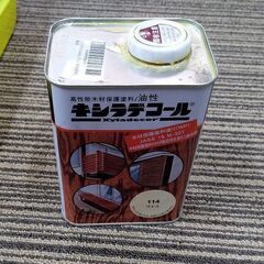 【お受渡し予定者様決定しました】すこし使った業務用木材保護塗料「...