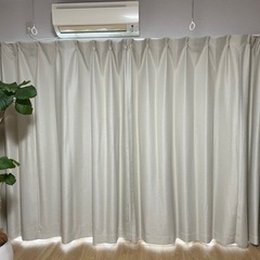 ★美品★ナチュラルカラーのカーテンレースのセット