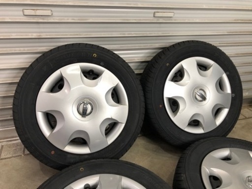 【S2853】22年 新品タイヤ 155/65R13 ヨコハマ S306 日産 モコ MG22S 純正鉄ホイール 4本