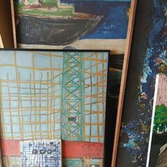 油絵（宇藤義一作）の画像