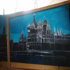 油絵（宇藤義一作）の画像