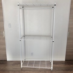 スチールラック ハンガーラック 横幅90cm 奥行45cm 高さ...