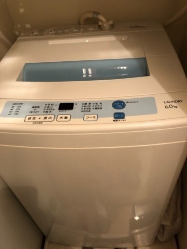 全自動電気洗濯機 家庭用　AQW-S60S　6.0kg