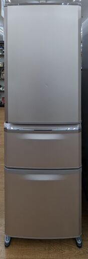 ☆ジモティー割引有り☆ MITSUBISHI3ドア冷蔵庫 370L MR-C37C-P 2018年製 中古品