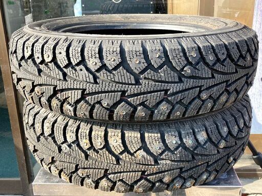 【札幌市内配送可】ハンコック/HANKOOK スパイクタイヤ 165/70R14 85T 18年製 2本 ピン抜けあり
