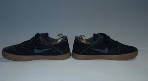 スニーカー　NIKE   SBチェック　スエード  27.5cm ブラック