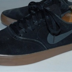 スニーカー　NIKE   SBチェック　スエード  27.5cm...