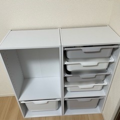 ニトリ カラーボックス 2個の画像