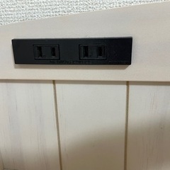 【SALE中 3月15日まで】宮付きベッドフレーム セミダブルの画像