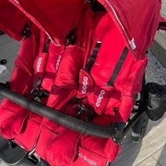 エアバギー　ココダブル　双子　ベビーカーの画像