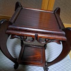 香炉台　工芸品　飾り台　中古　古美術　骨董品の画像