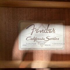 【愛品館八千代店】Fender California Series Sonoran アコースティックギターの画像