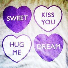 CHAMPOIN ハートの可愛いTシャツ M 白 新品未使用品タグ付き 少難あり品の画像