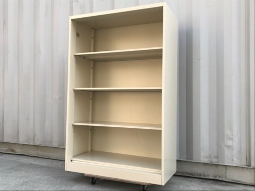 K428◇工具収納などに◇オープン書庫◇4段◇キャビネット◇本棚◇幅90cm◇オカムラ◇