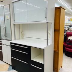 天然木食器棚］河口家具⁑リサイクルショップヘルプ - 食器棚