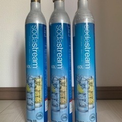 ソーダストリーム　空ガスシリンダー　3本セットの画像