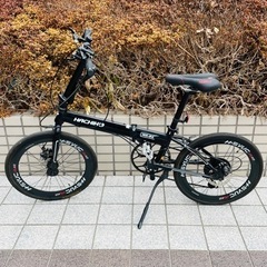 ハチコ HACHIKO 20 三層 アルミ 折り畳み 自転車 段...