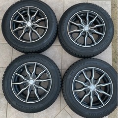 195/65R15 スタッドレス　ホイール&タイヤ4本セットの画像