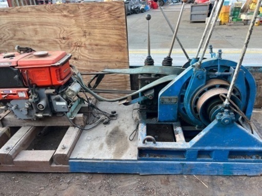 山林作業用集材機ディーゼル