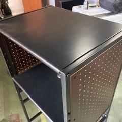 ● レンジボード、キッチン収納、スチール製の画像