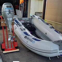 値下げします！ Achilles アキレス パワーボート インフレータブルボート ホンダ9.9船外機 の画像