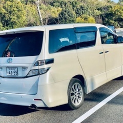 ヴェルファイア　2.4 Z 特別仕様車『プラチナセレクション2』限定仕様『タイプゴールド』オイル消費対策エンジン載せ替え/パールホワイト剥がれ対策再塗装済み　7人乗りキャプテンシート　カスタム　の画像