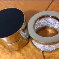 出品まとめて交渉ok!出品全部無料でお付け致します❣️手渡し支払場所相談or発送ok! 未使用新品！EPOCAエポカスワロフスキーキャンドルホルダーの画像