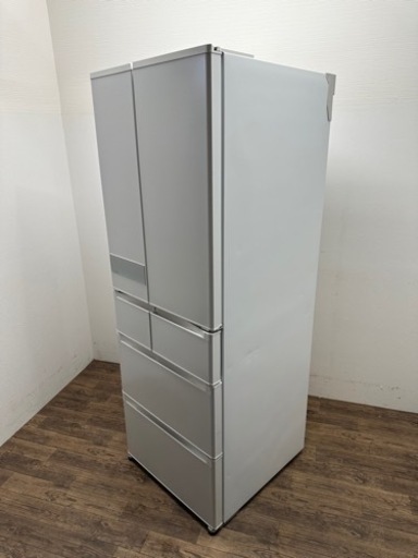 MITSUBISHI　三菱　ノンフロン冷凍冷蔵庫　６ドア　大容量５２５L　自動製氷　ホワイト　MR-JX53Y-W1 