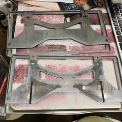 スバル ナンバーフレーム 純正オプションの画像