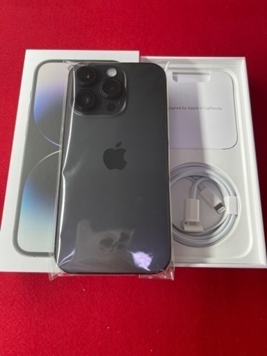 超美品 iPhone14 pro 128GB スペースブラック MPXU3J/A 2023/03/07
