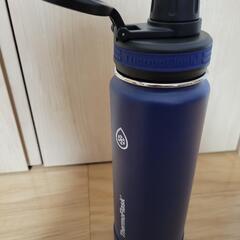 サーモフラスク　ステンレスボトル💙青